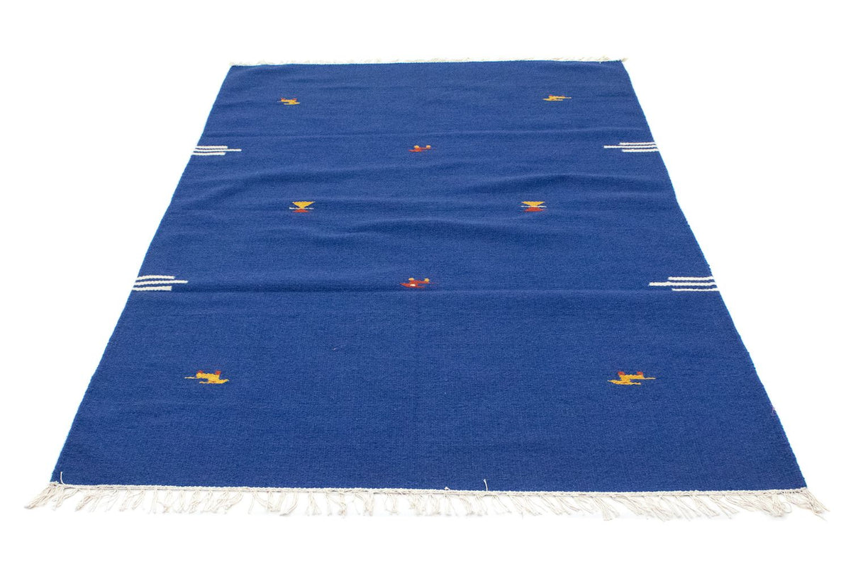 Kelim Teppich - Trendy 180 x 120 cm - blau