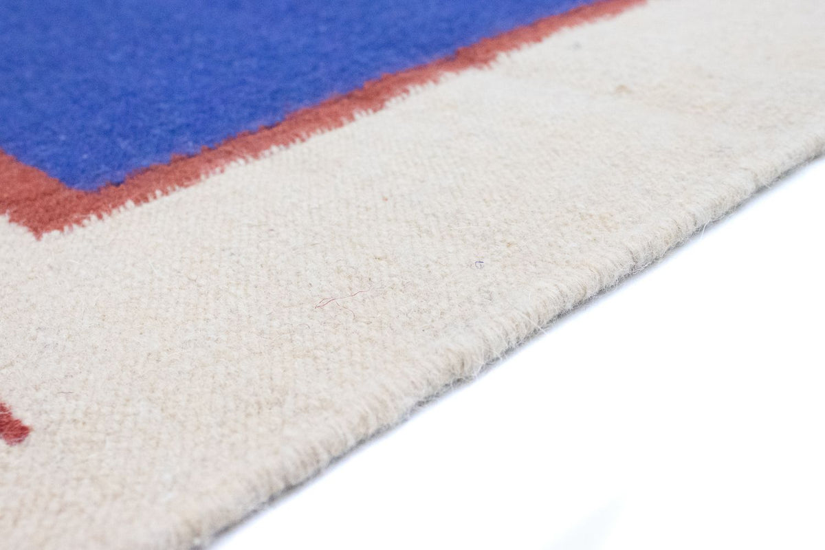 Kelim Teppich - Trendy 180 x 120 cm - blau