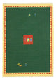 Kelim Teppich - Trendy 300 x 200 cm - dunkelgrün