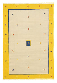 Kelim Teppich - Trendy 300 x 200 cm - beige