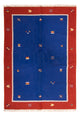 Kelim Teppich - Trendy 240 x 170 cm - dunkelblau