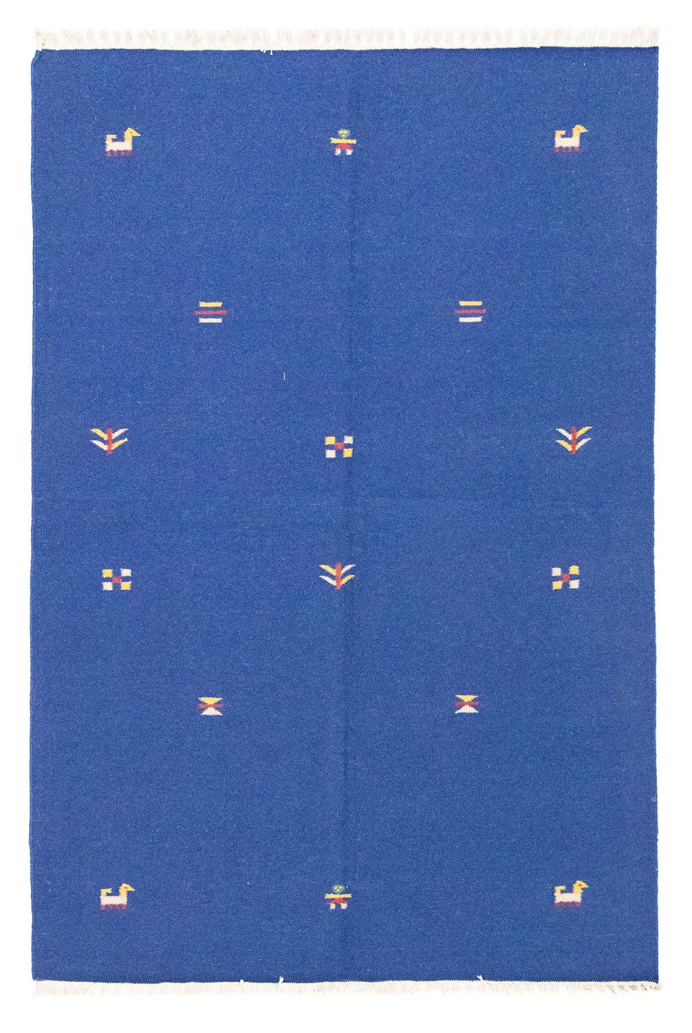Kelim Teppich - Trendy 200 x 140 cm - blau