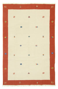 Kelim Teppich - Trendy 300 x 200 cm - beige