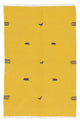 Kelim Teppich - Trendy 200 x 140 cm - gelb