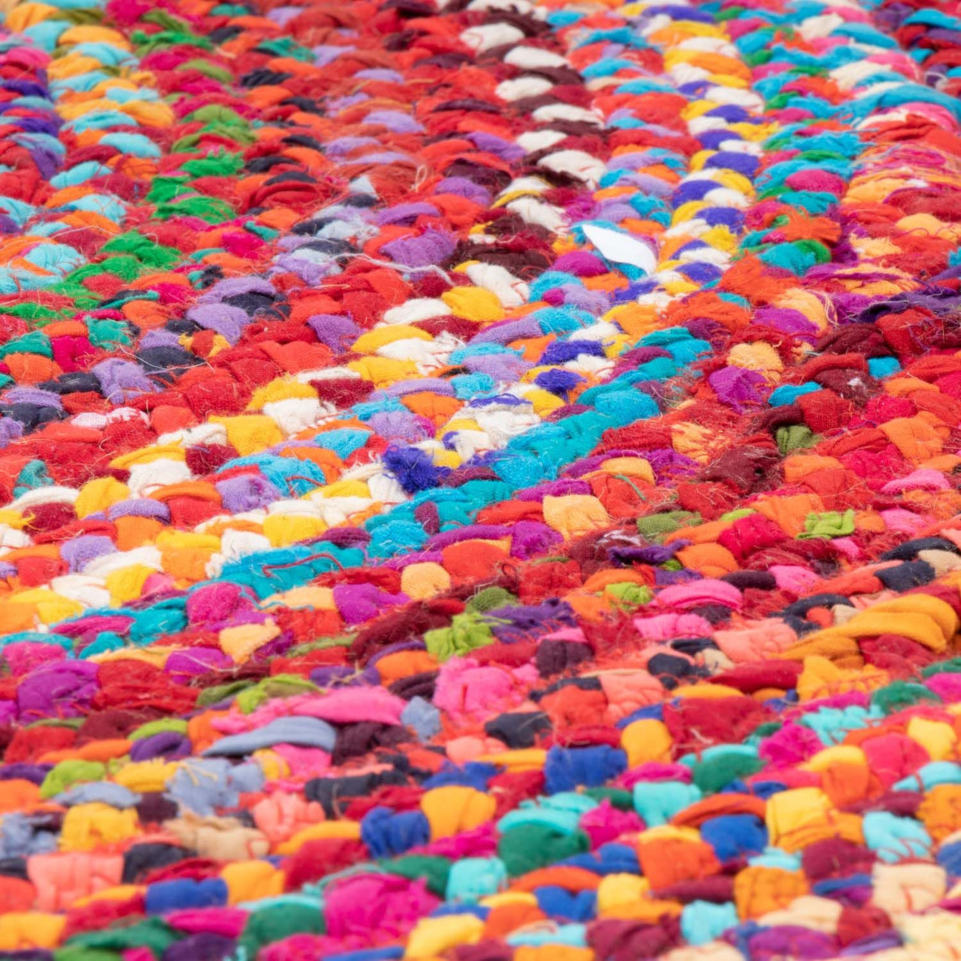 Juteteppich ML-Indigostripy