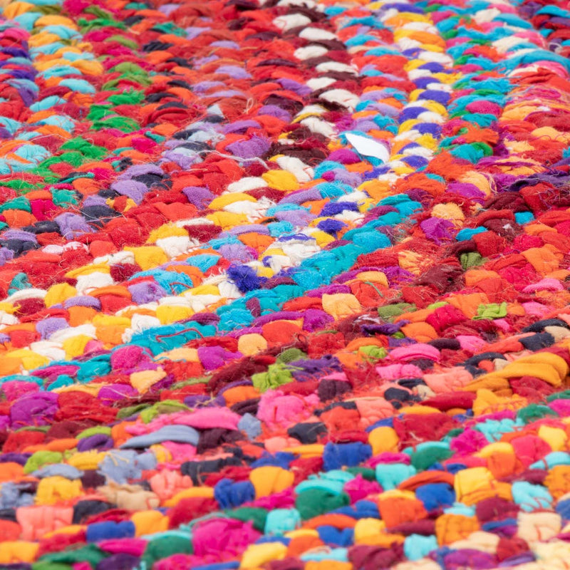Juteteppich ML-Indigostripy