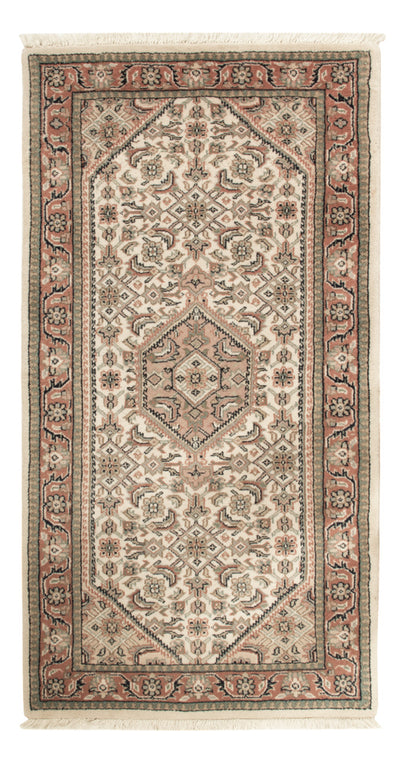 Indo Bidjar Teppich 70x140cm - Orientteppich - beige