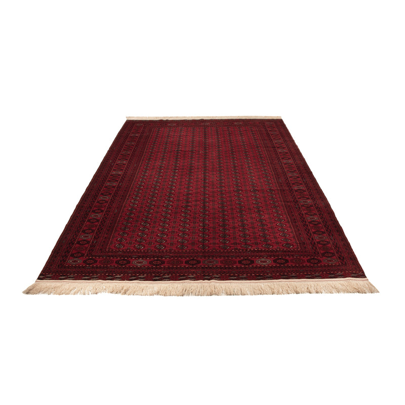 Afghan Teppich - Buchara - 390 x 296 cm - dunkelrot