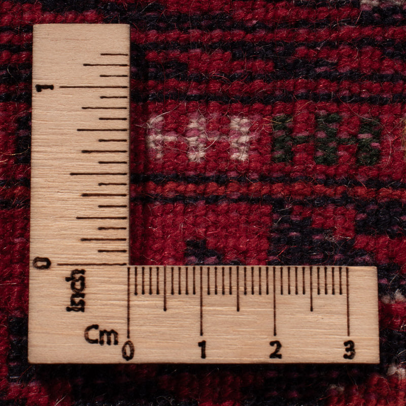 Afghan Teppich - Buchara - 390 x 296 cm - dunkelrot