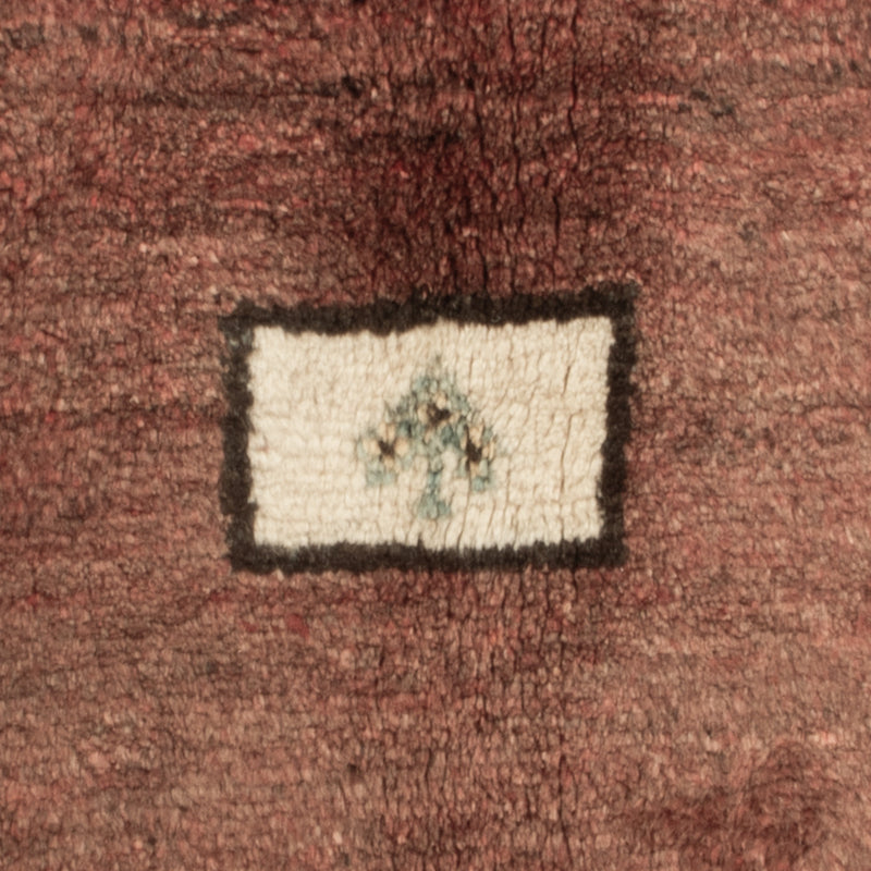 Gabbeh Teppich - Perser quadratisch  - 100 x 93 cm - mehrfarbig