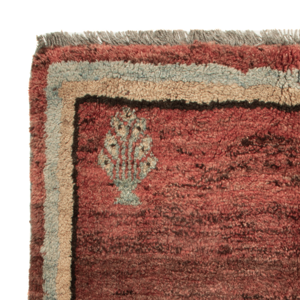 Gabbeh Persisch Teppich 100x93cm - Perserteppich Wollteppich