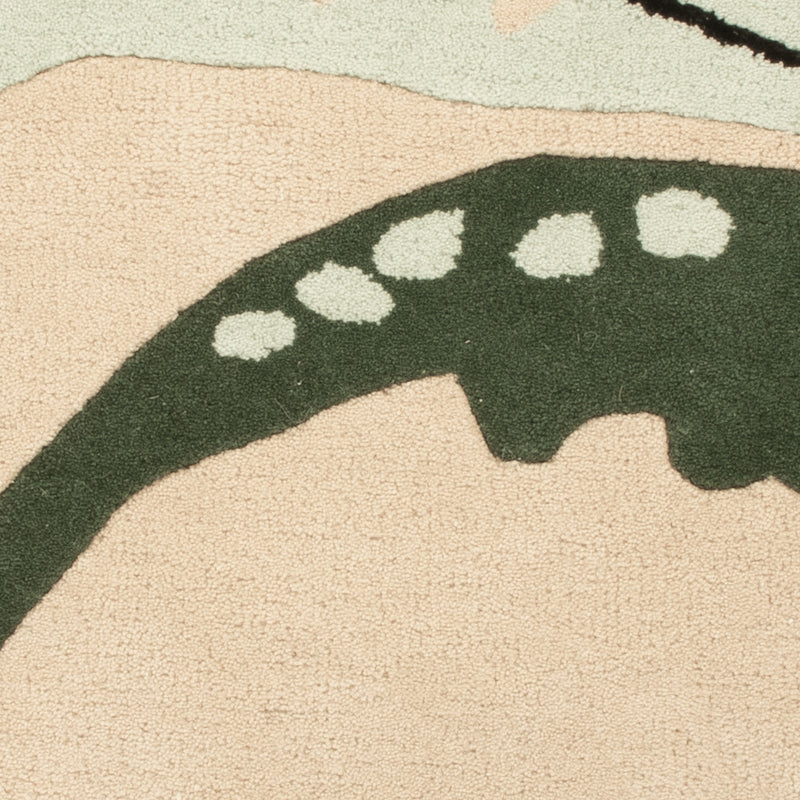 Kinderteppich rund  - 92 x 92 cm - mehrfarbig