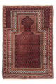 Belutsch Teppich - Gebetsteppich - 148 x 90 cm - blau
