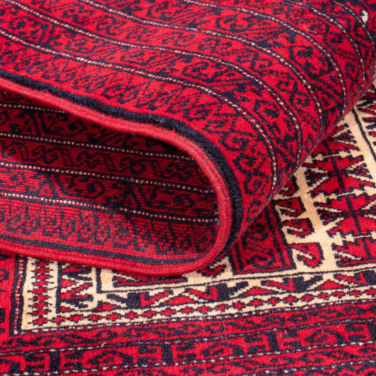 Belutsch Teppich - Gebetsteppich - 149 x 98 cm - beige