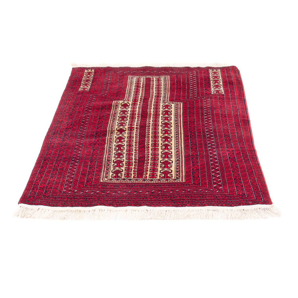 Belutsch Teppich - Gebetsteppich - 149 x 98 cm - beige