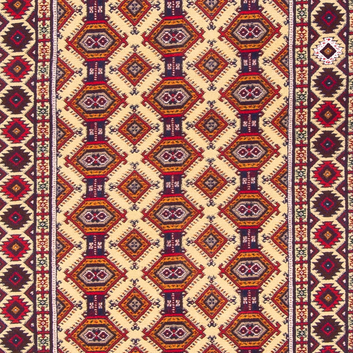 Läufer Afghan - 390 x 90 cm - beige