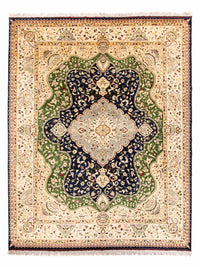 Afghan Teppich - 389 x 296 cm - dunkelblau