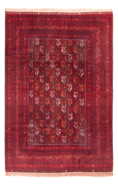 Afghan Teppich 202x293cm - Orientteppich - rot