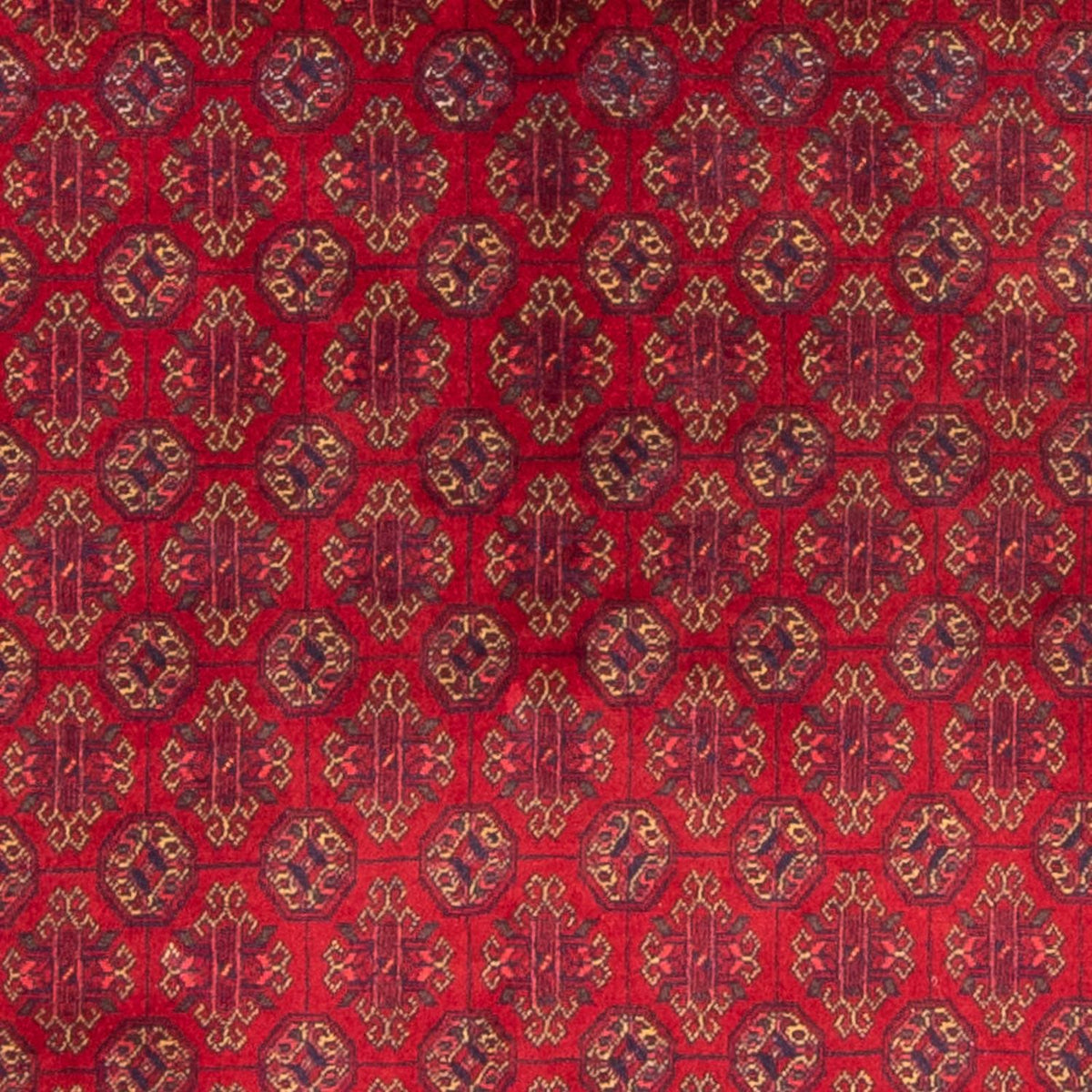 Afghan Teppich - 193 x 148 cm - rot