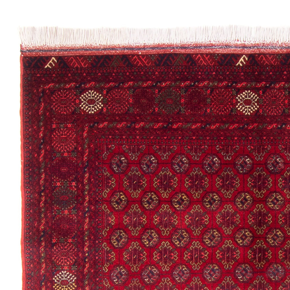 Afghan Teppich - 193 x 148 cm - rot