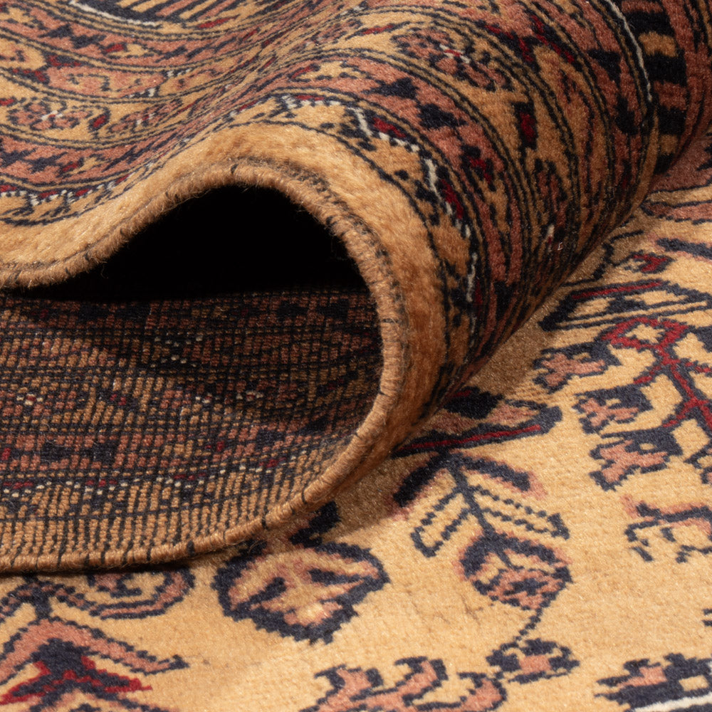 Afghan Teppich - Buchara - 344 x 246 cm - dunkelbeige