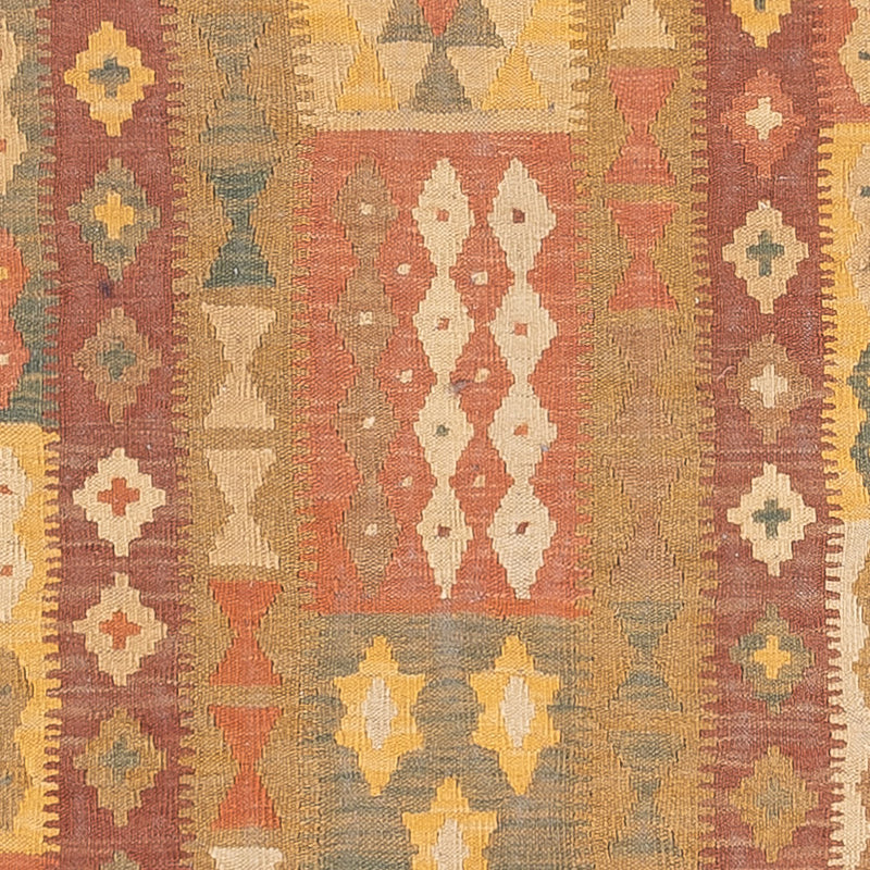 Läufer Kelim - Splash - 315 x 95 cm - mehrfarbig