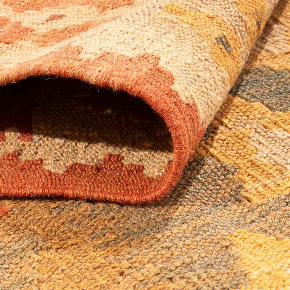 Läufer Kelim - Splash - 315 x 95 cm - mehrfarbig