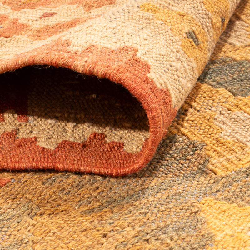 Läufer Kelim - Splash - 315 x 95 cm - mehrfarbig