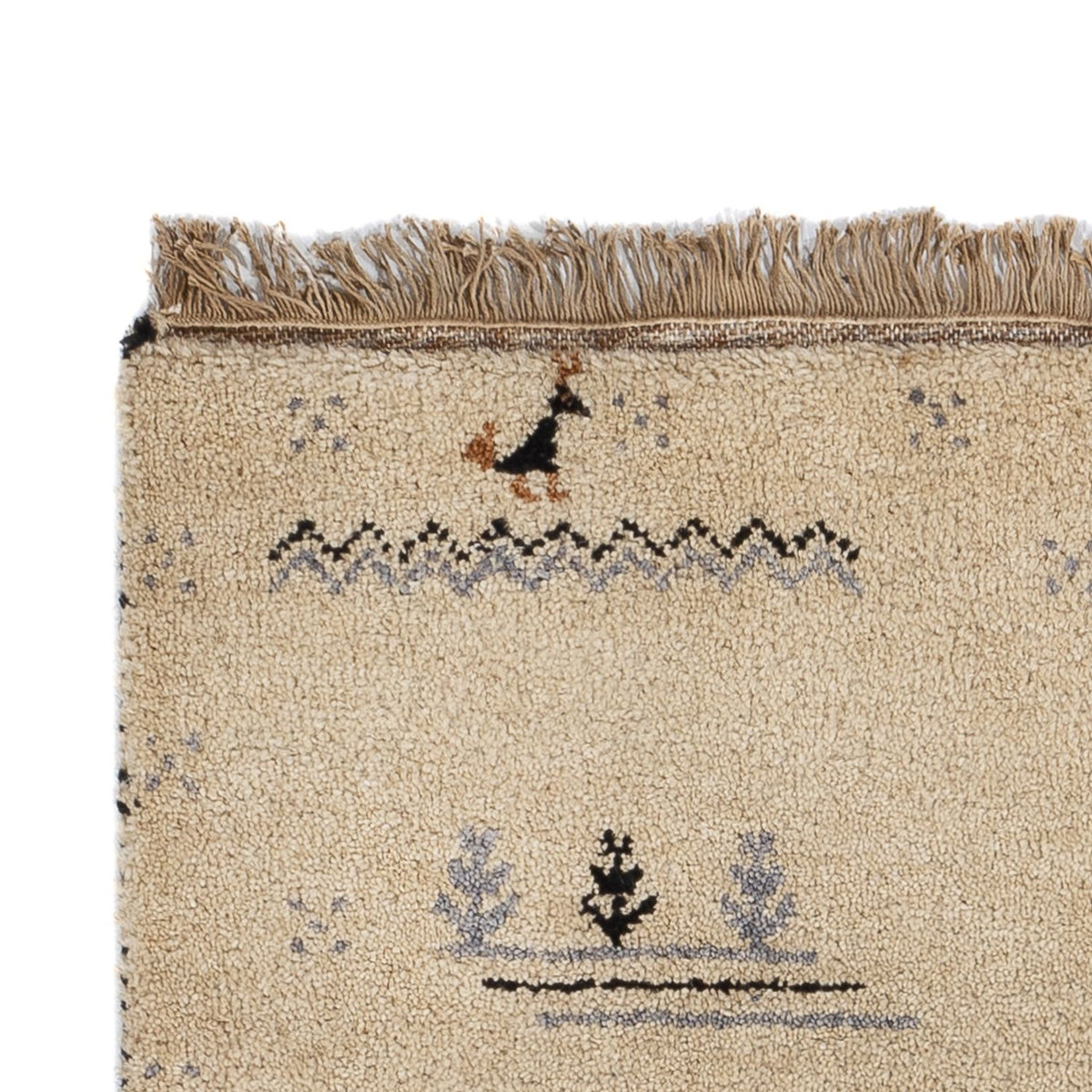 Gabbeh Teppich - Indus - 160 x 90 cm - beige