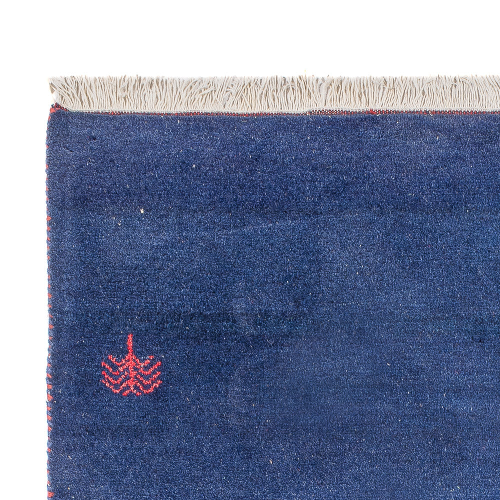 Gabbeh Teppich - Indus - 180 x 120 cm - dunkelblau