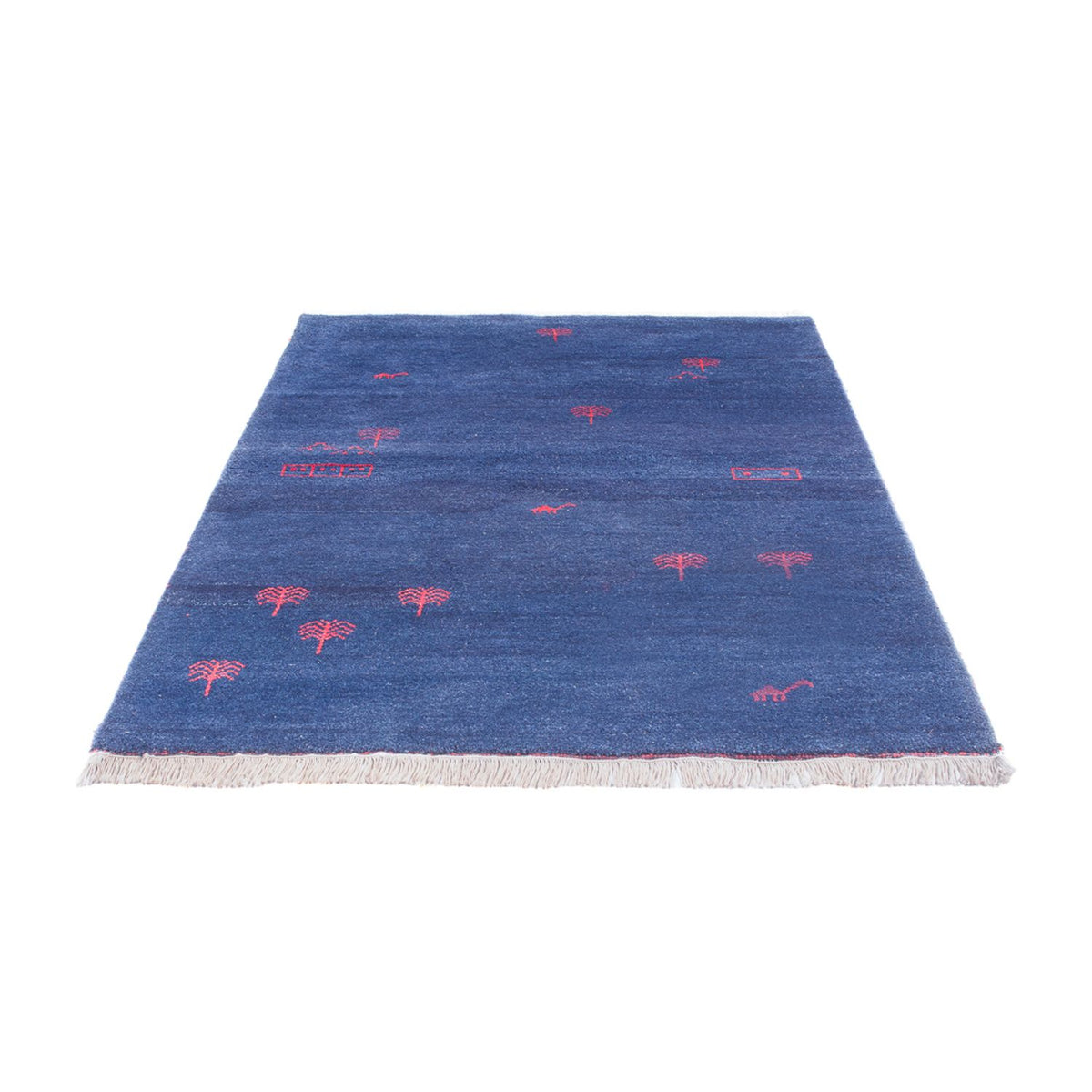 Gabbeh Teppich - Indus - 180 x 120 cm - dunkelblau