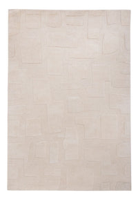 Designer Teppich - 200 x 140 cm - beige