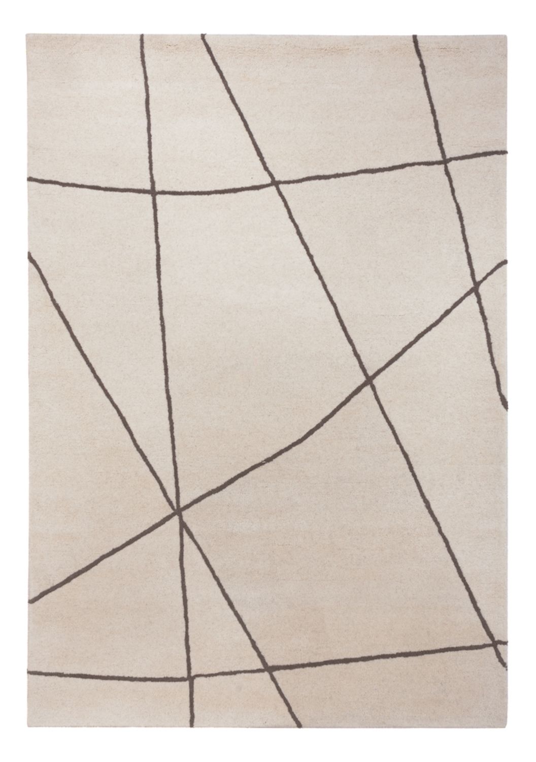 Wollteppich - 200 x 140 cm - beige