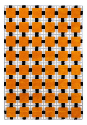 Designer Teppich - 200 x 140 cm - gold