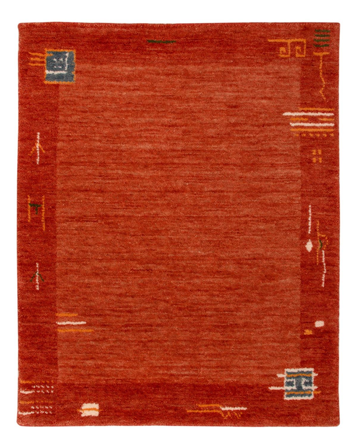 Gabbeh Teppich - Softy - 90 x 60 cm - rot