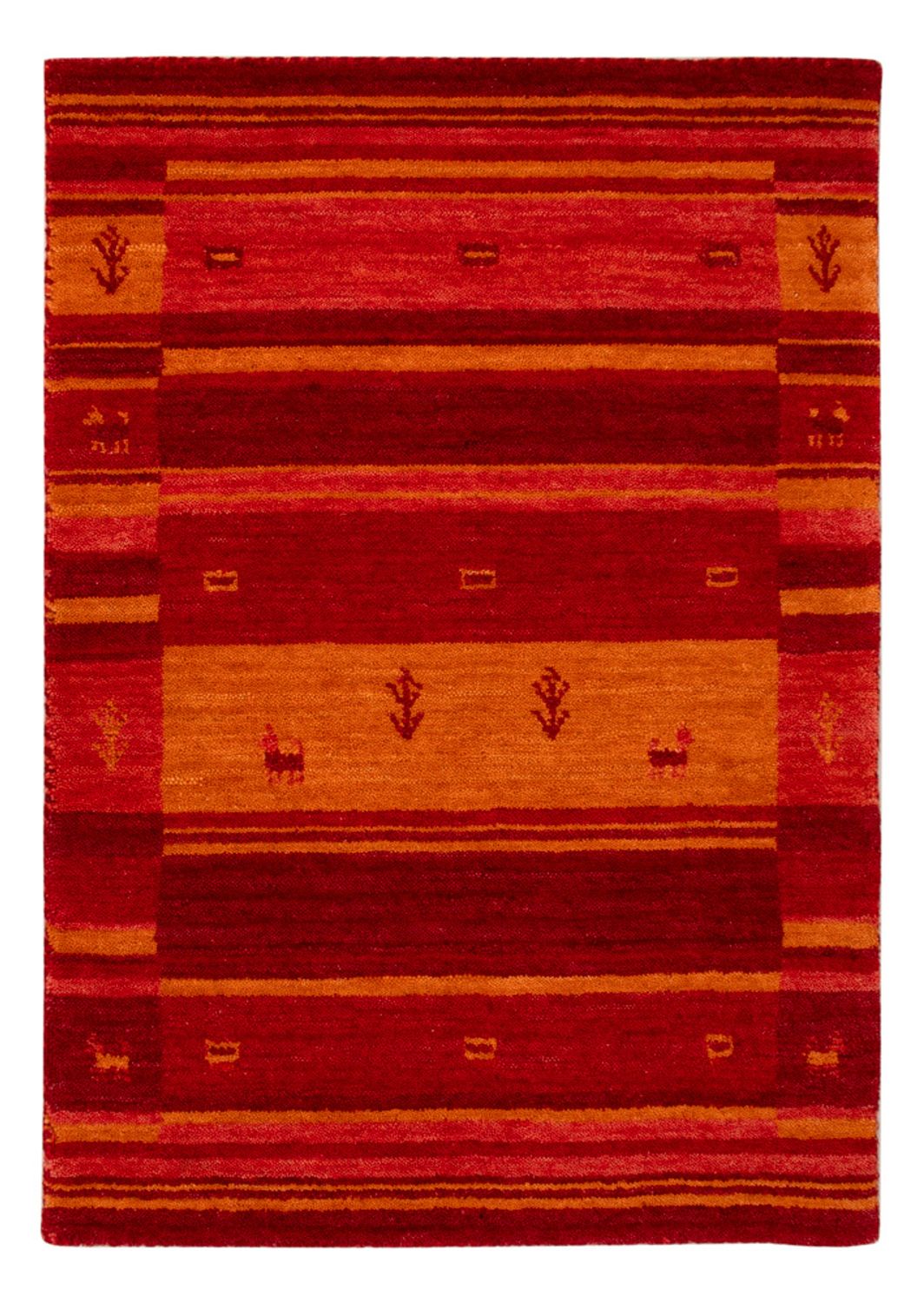 Gabbeh Teppich - Softy - 90 x 60 cm - rot