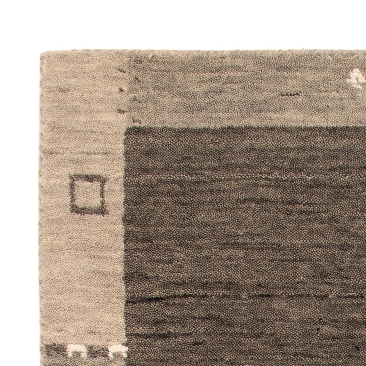 Gabbeh Teppich - Softy - 90 x 60 cm - grau