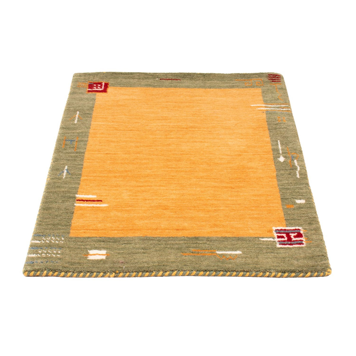 Gabbeh Teppich - Softy - 90 x 60 cm - orange