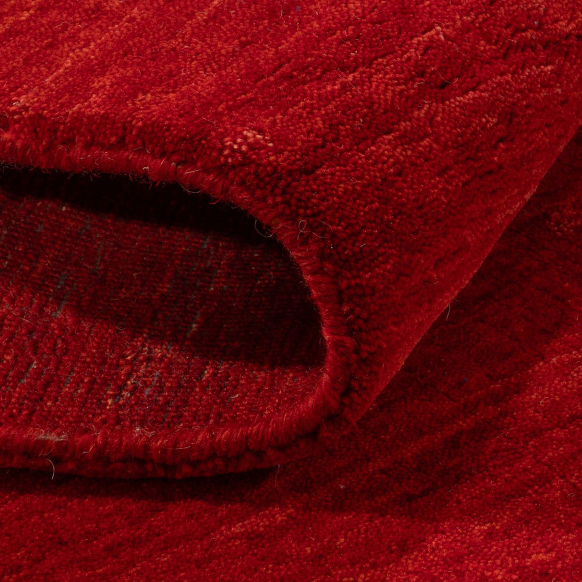 Gabbeh Teppich - Loribaft Softy - 150 x 100 cm - rot