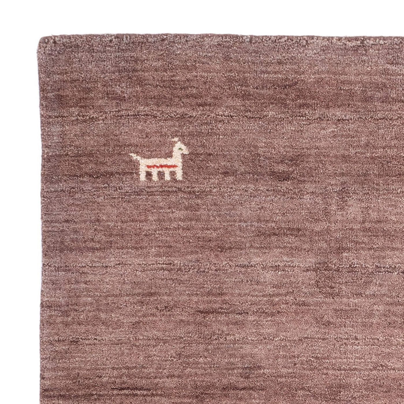 Gabbeh Teppich Softy 150x150cm - Wollteppich
