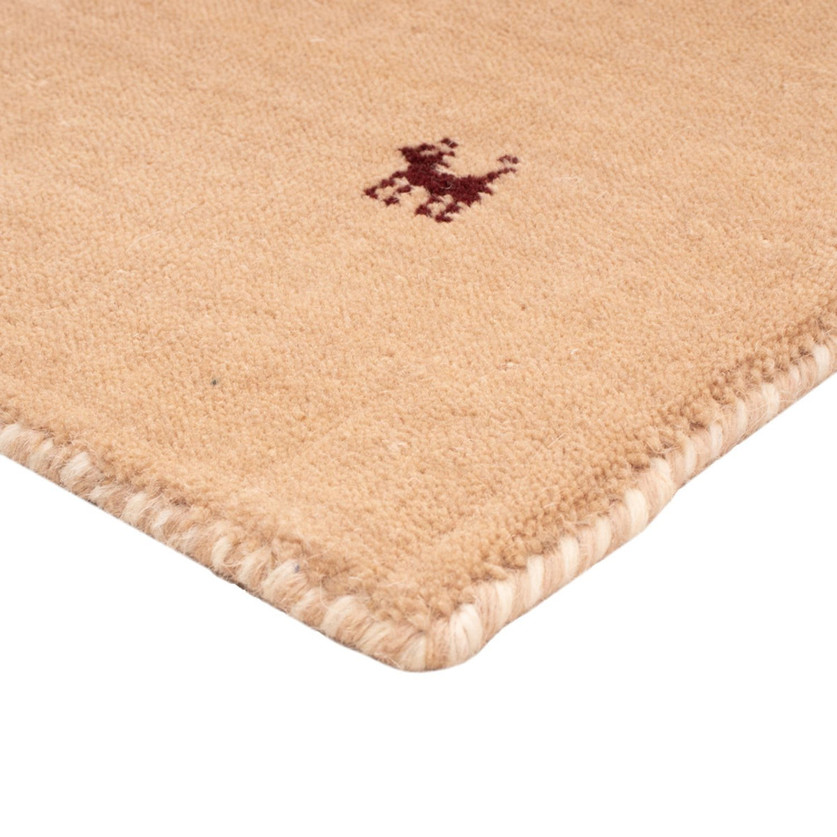 Gabbeh Teppich - Softy - 65 x 60 cm - beige