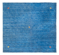 Gabbeh Teppich - Softy quadratisch  - 250 x 250 cm - blau