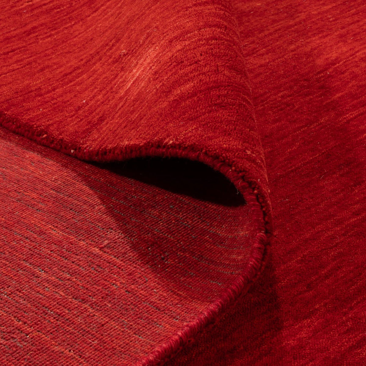 Gabbeh Teppich - Loribaft Softy - 300 x 250 cm - rot