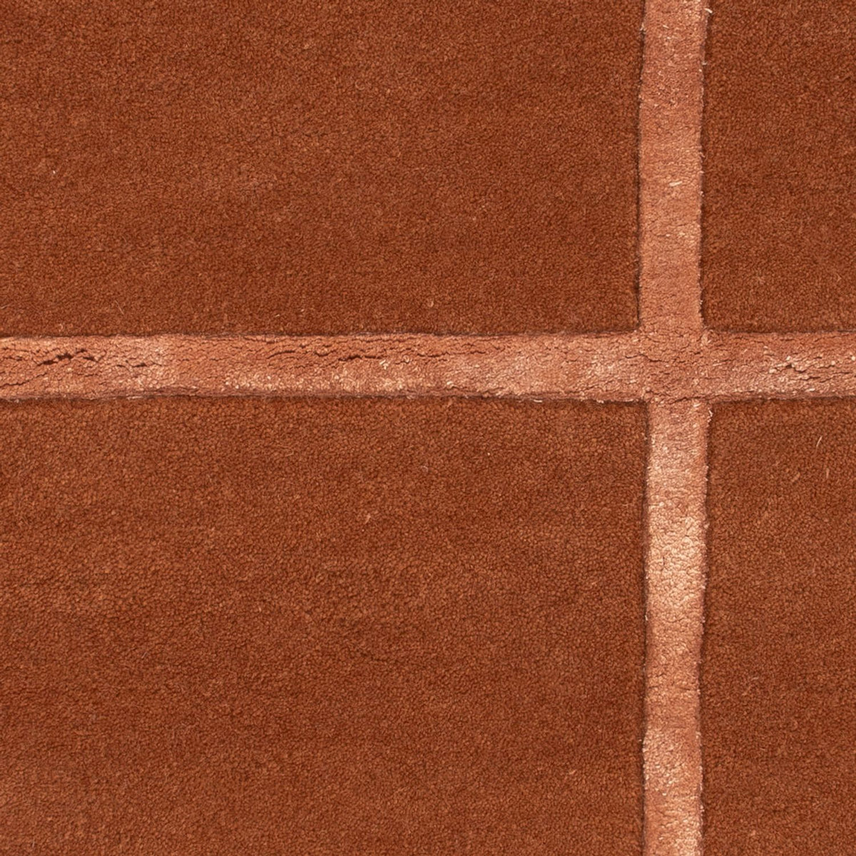 Wollteppich - 90 x 60 cm - braun