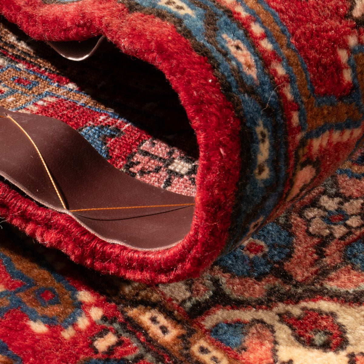 Perserteppich - Nomadic - 92 x 62 cm - dunkelblau