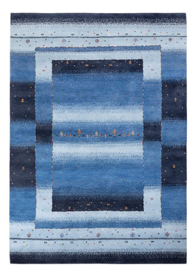 Gabbeh Teppich - Loribaft Indus - 243 x 169 cm - blau