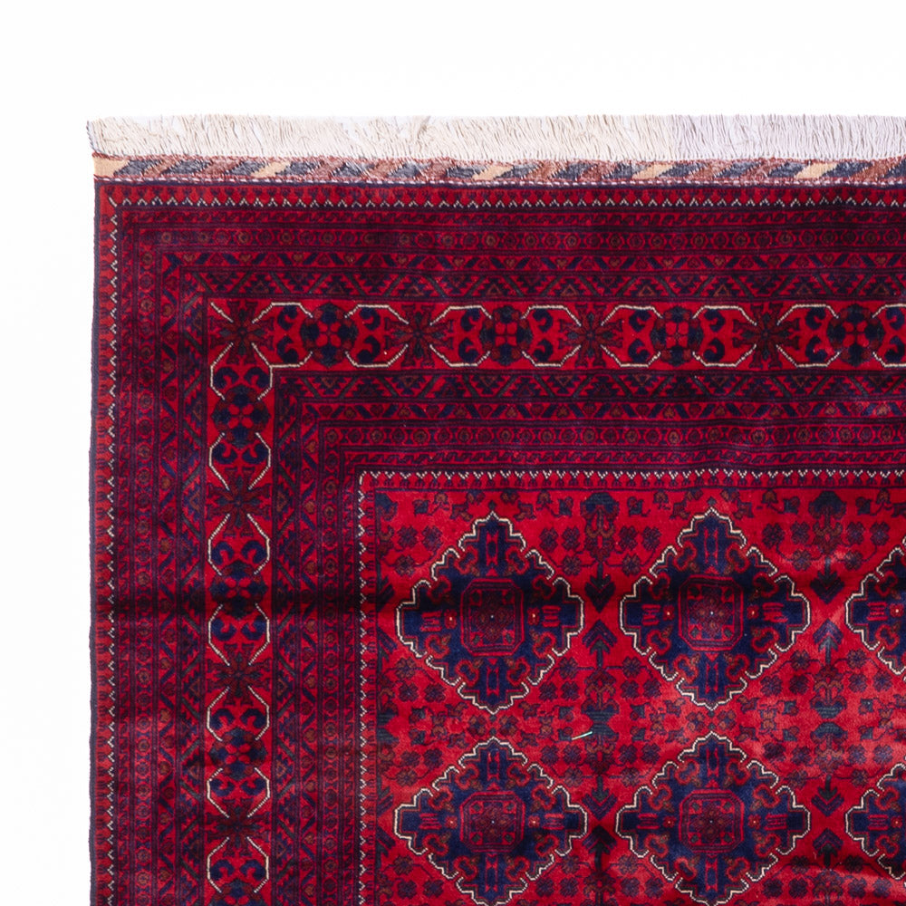 Afghan Teppich - 249 x 340 cm - rot