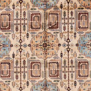 Afghan Teppich - 346 x 250 cm - beige