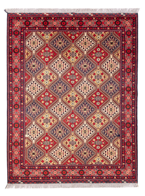 Afghan Teppich - 198 x 152 cm - mehrfarbig