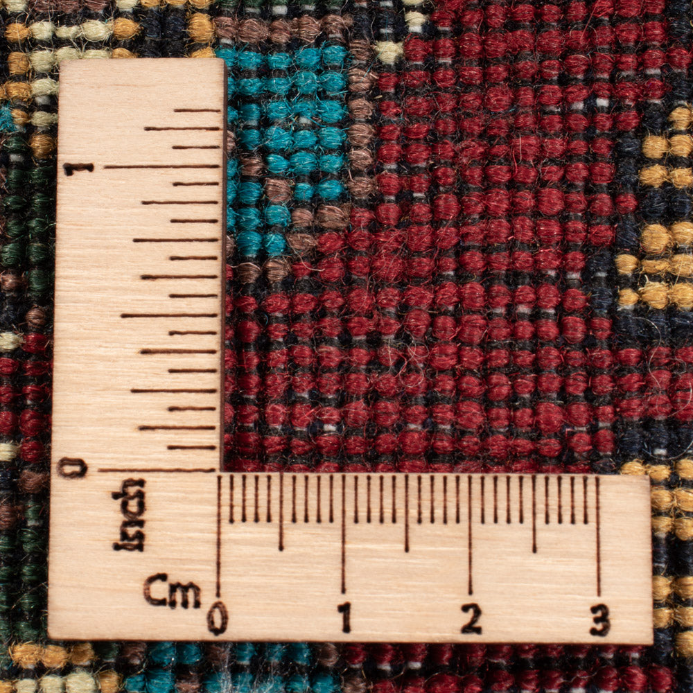 Afghan Teppich - 195 x 150 cm - blau